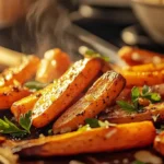 Parmesan Garlic Roasted Carrots