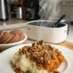 A delicious plate of Sweet Potato Casserole Dessert