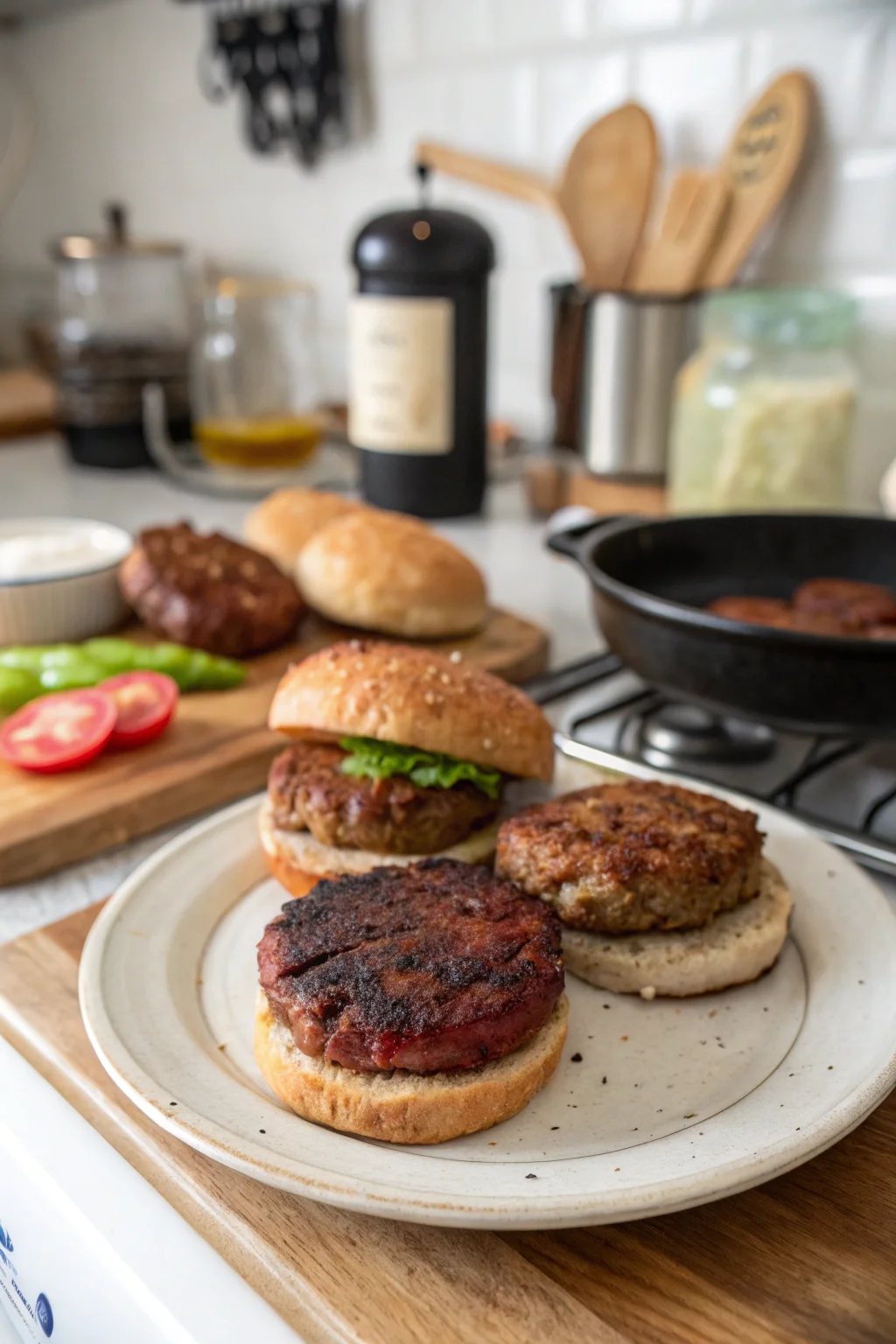 How to Make Burger Patties Juicier (Vegetarian & Meat)