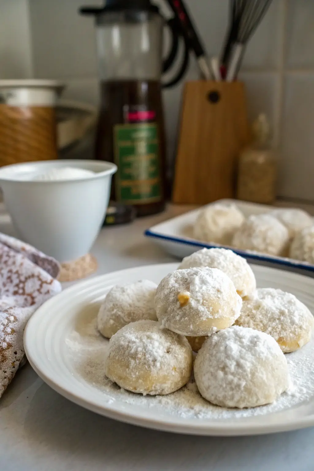 A delicious plate of Snowball Cookies