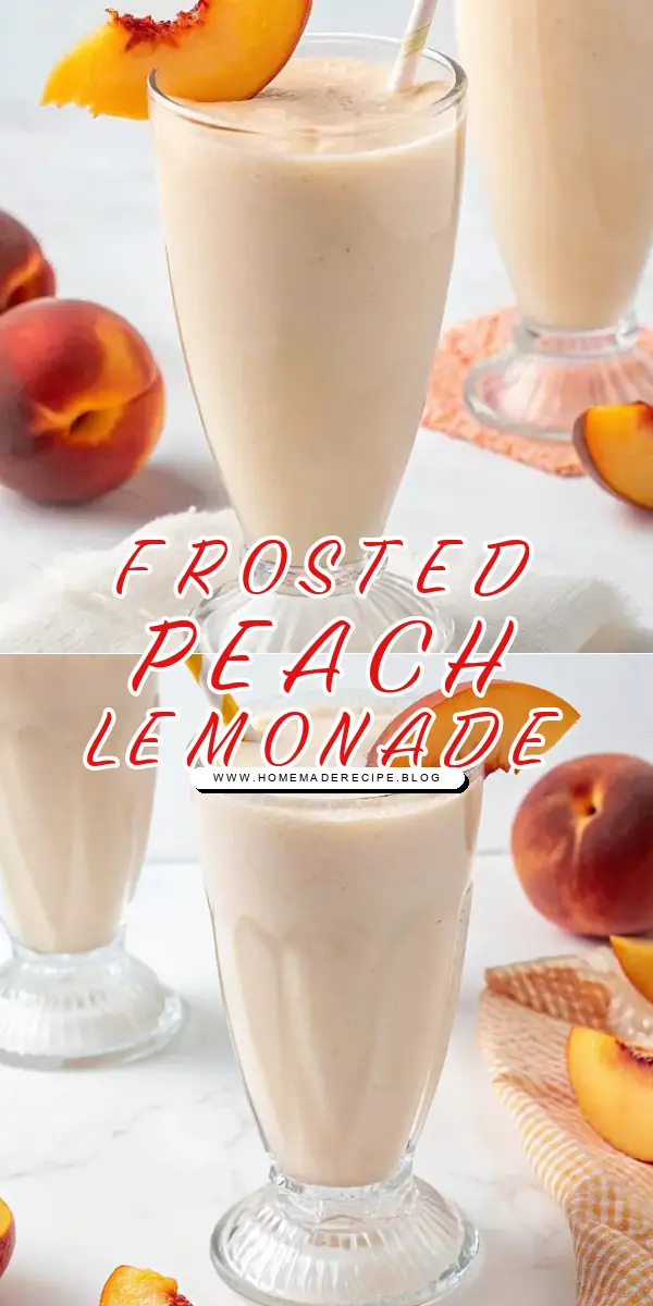 Frosted Peach Lemonade Recipe