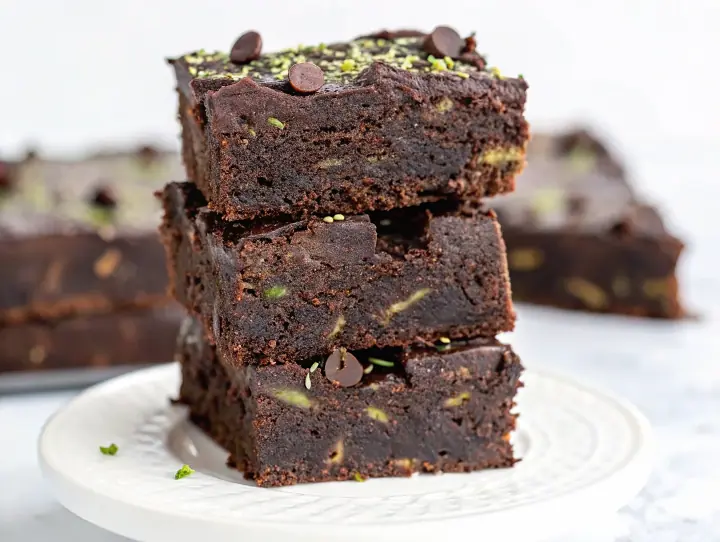 Frosted Zucchini Brownies