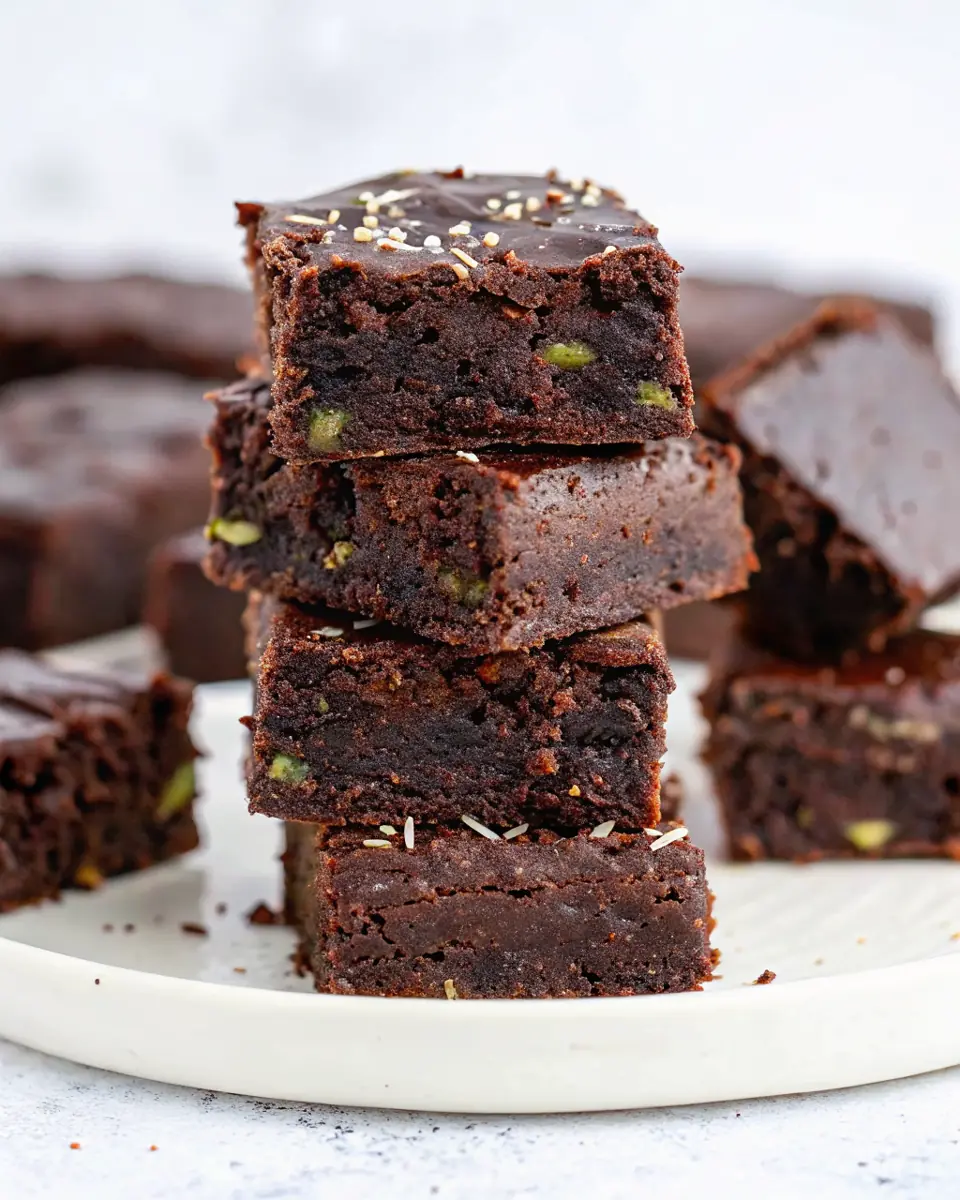 Frosted Zucchini Brownies