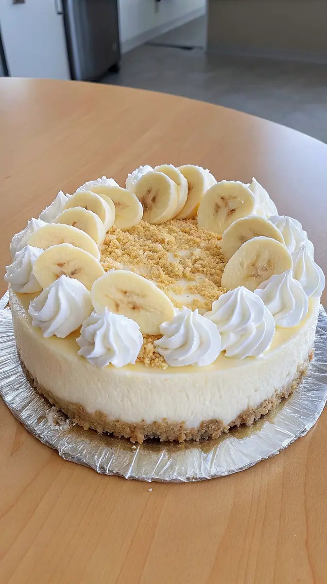 Heavenly Banana Pudding Cheesecake 🍌🧁