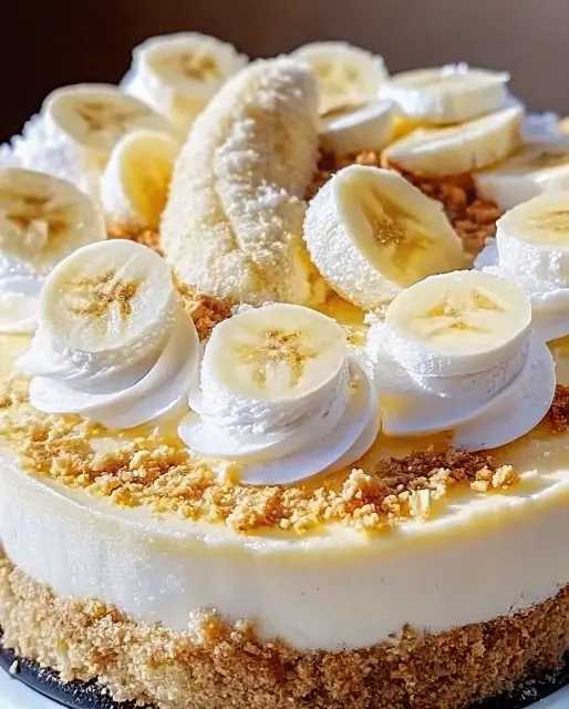 Heavenly Banana Pudding Cheesecake 🍌🧁