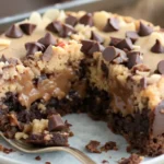 Peanut Butter Chocolate Dump Cake