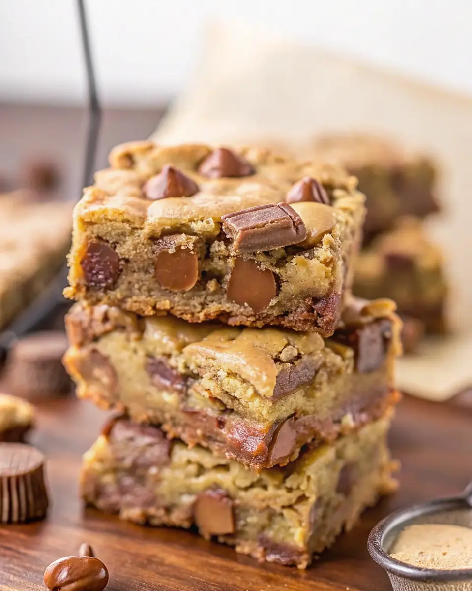 Rolo Chocolate Chip Blondies