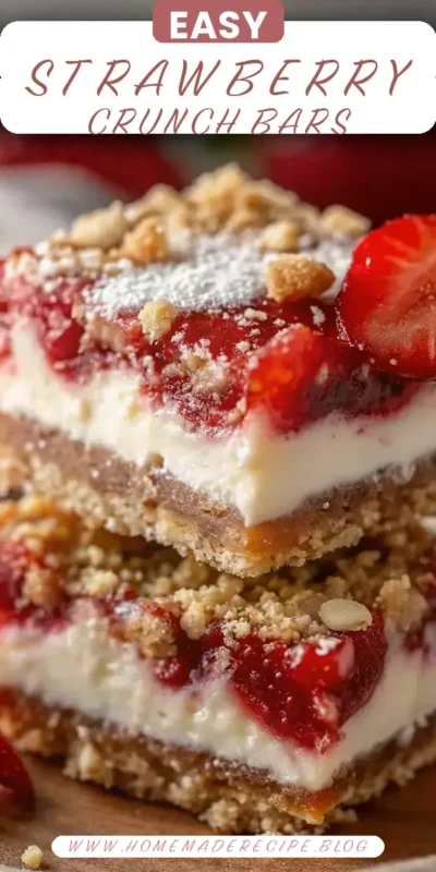 Strawberry Crunch Bars