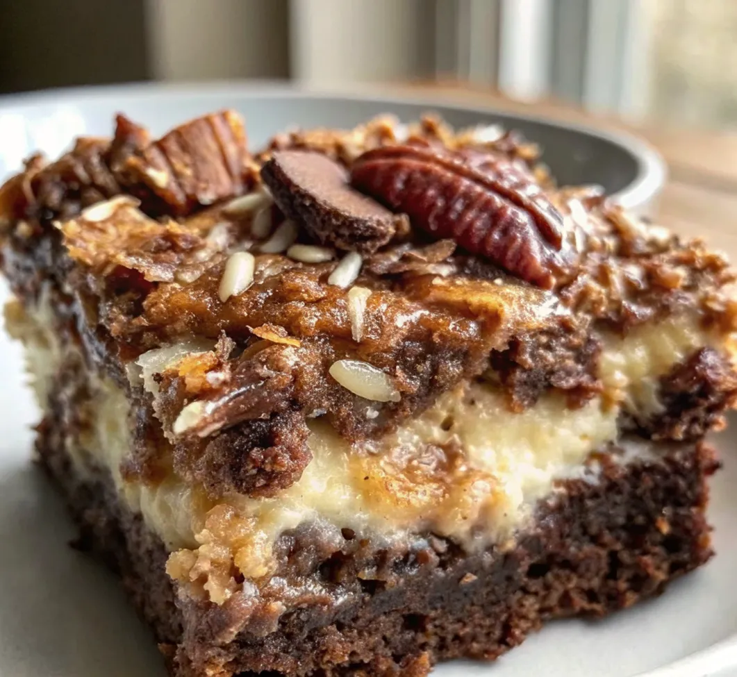 German Chocolate Dump Cake
