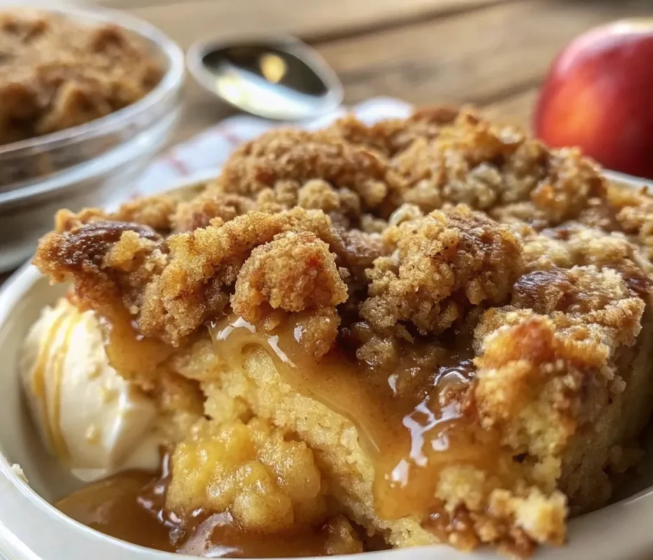 Caramel Apple Dump Cake