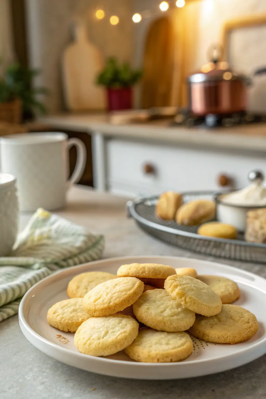 A delicious plate of Butter Cookies