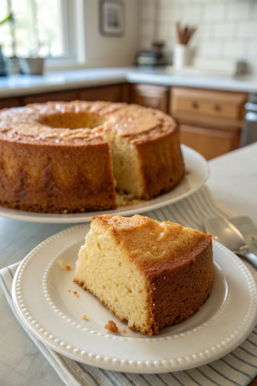 A delicious plate of Pound Cake
