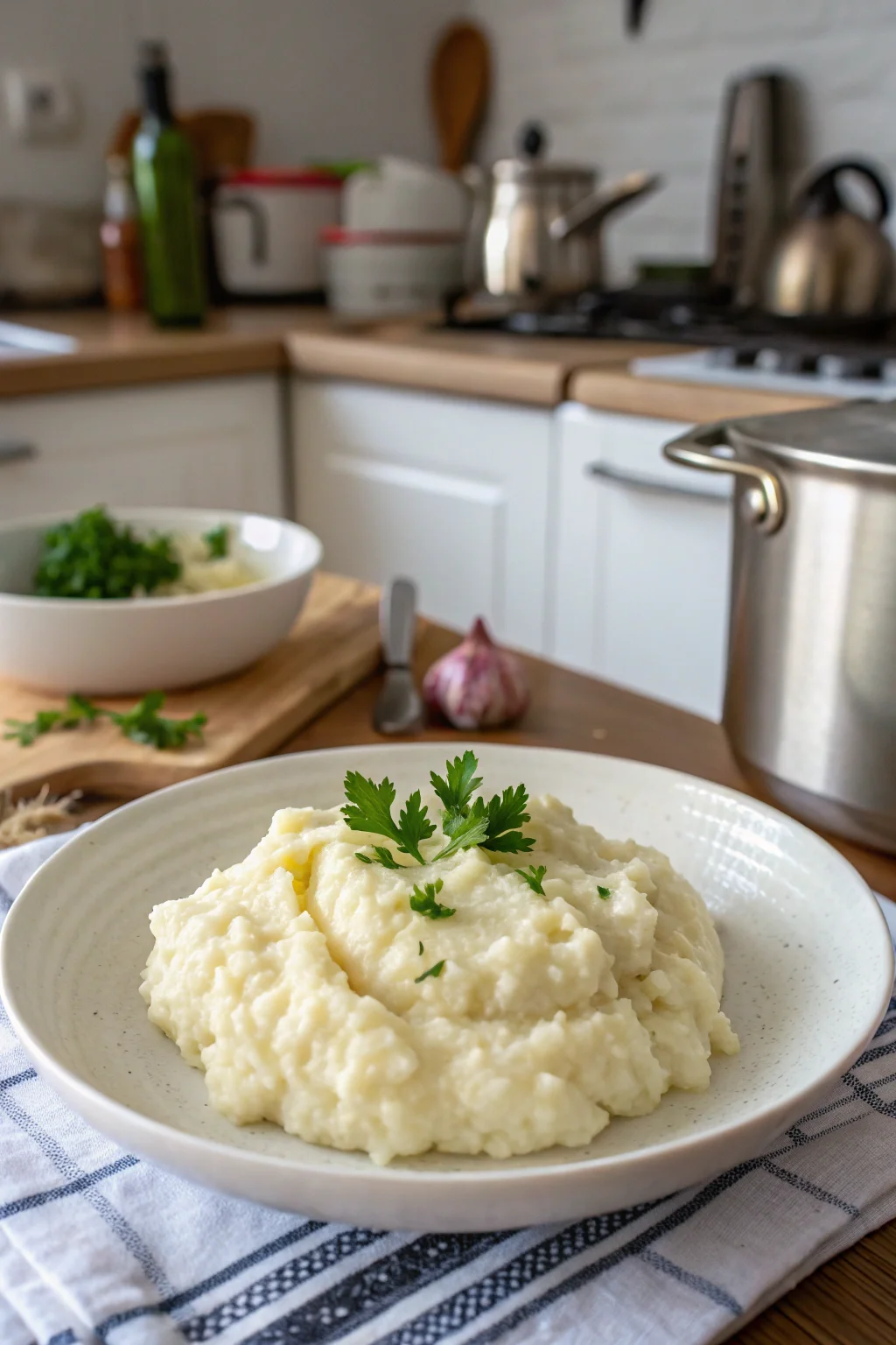 How to Make Cauliflower Mash instead of Potatoes