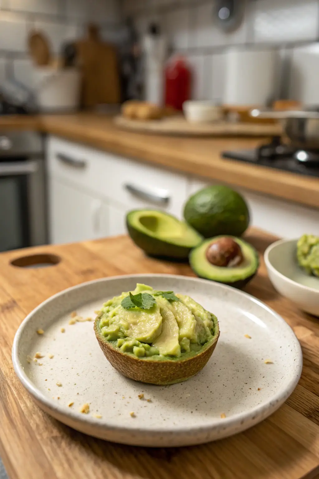 A delicious plate of Avocado Dessert