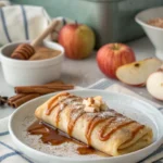 A delicious plate of Apple Enchilada Dessert