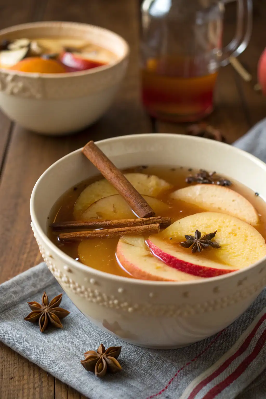 A delicious plate of Instant Pot® Mulled Apple Cider