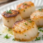 A delicious plate of Air Fryer Scallops
