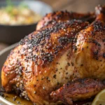 A delicious plate of Air Fryer Chicken Poppy