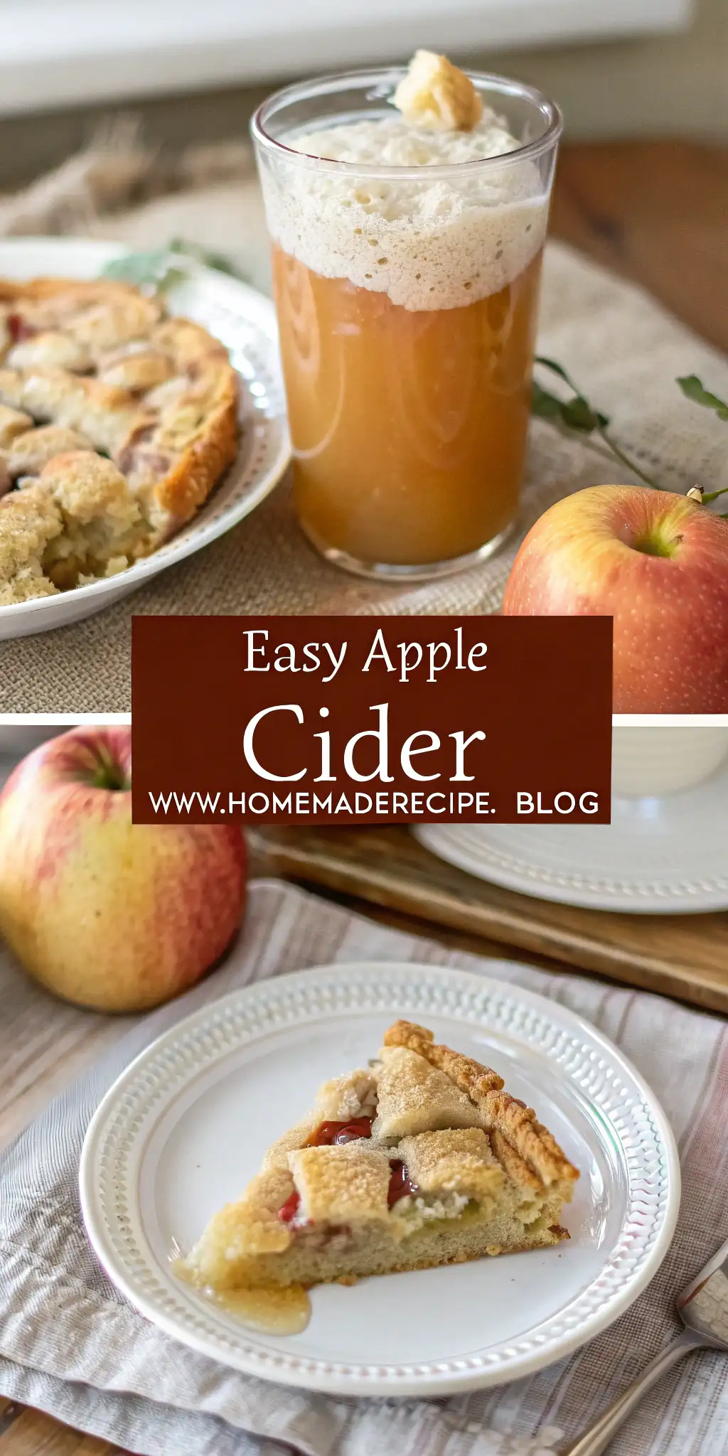 Pinterest image 1 for Easy Apple Cider