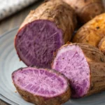A delicious plate of Air Fryer Taro Root
