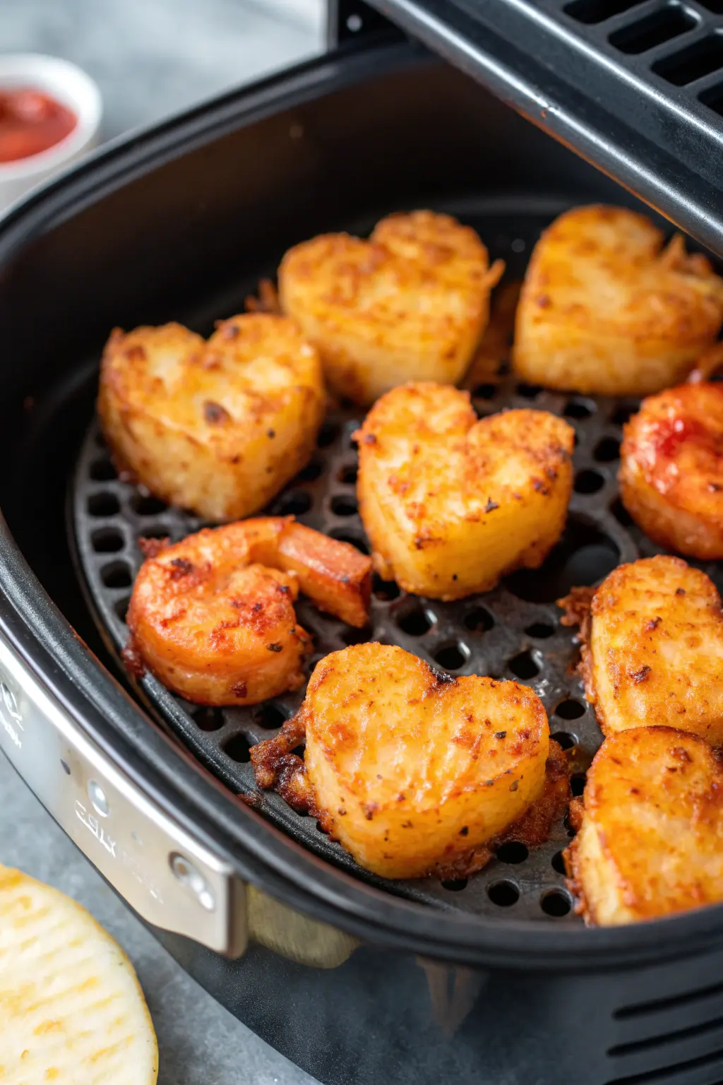 A delicious plate of Air Fryer Hearts of Palm