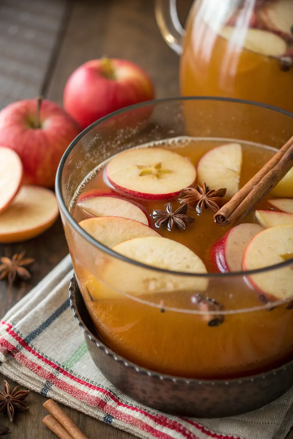 A delicious plate of Pressure Cooker Apple Cider