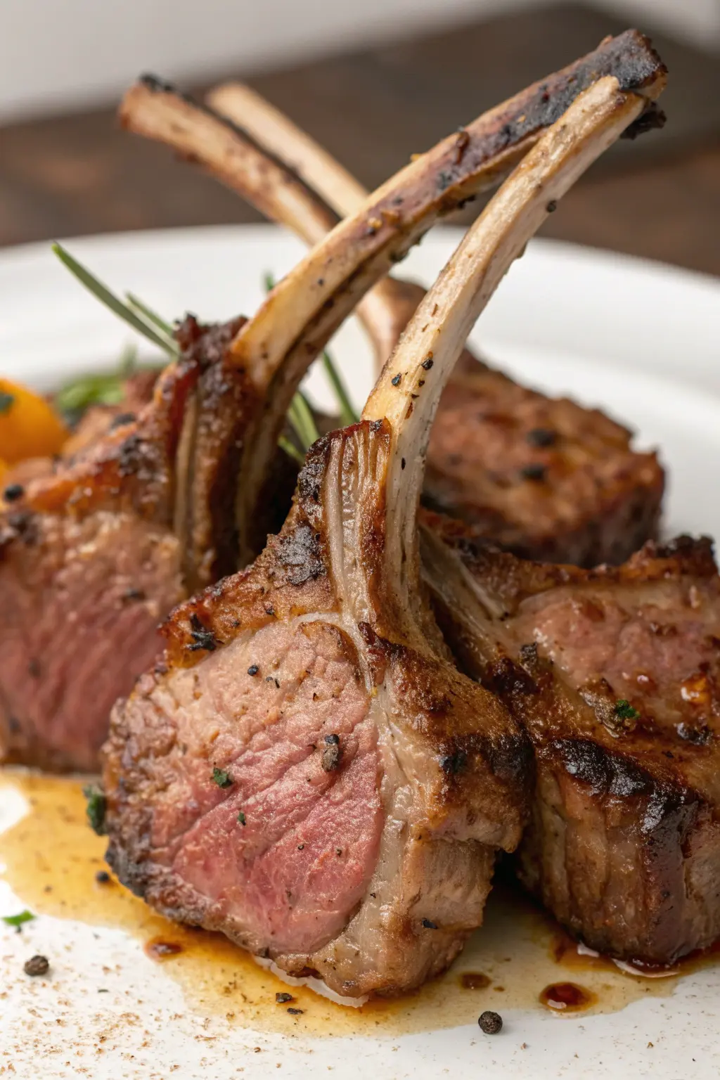 A delicious plate of Air Fryer Venison Chops