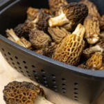 A delicious plate of Air Fryer Morels