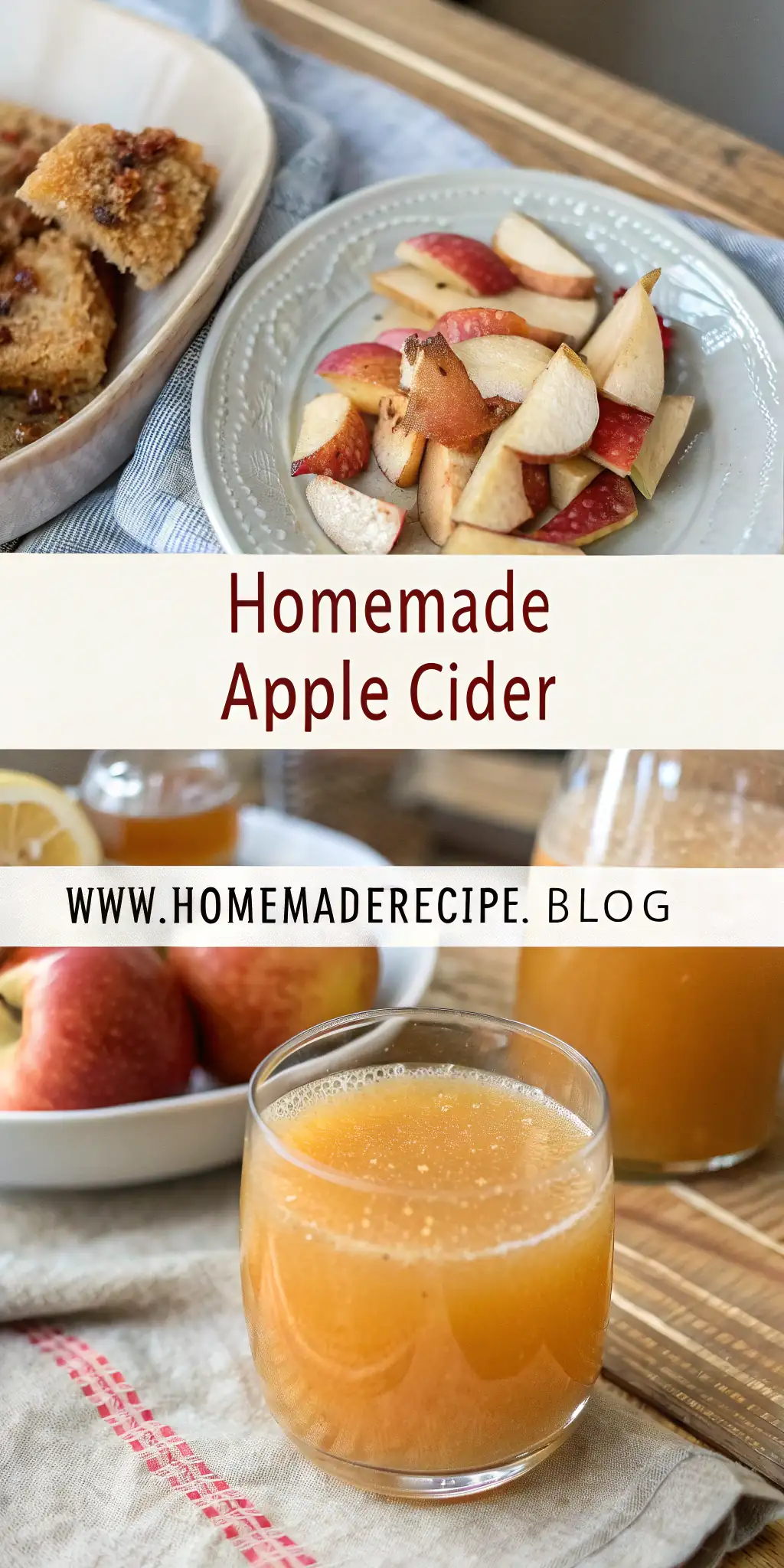 Pinterest image 2 for Homemade Apple Cider