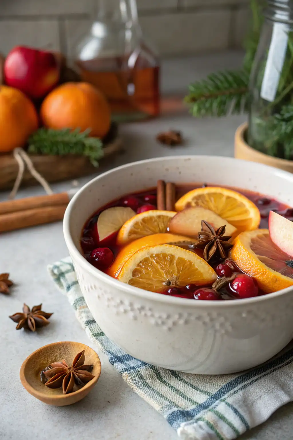 A delicious plate of Christmas Wassail