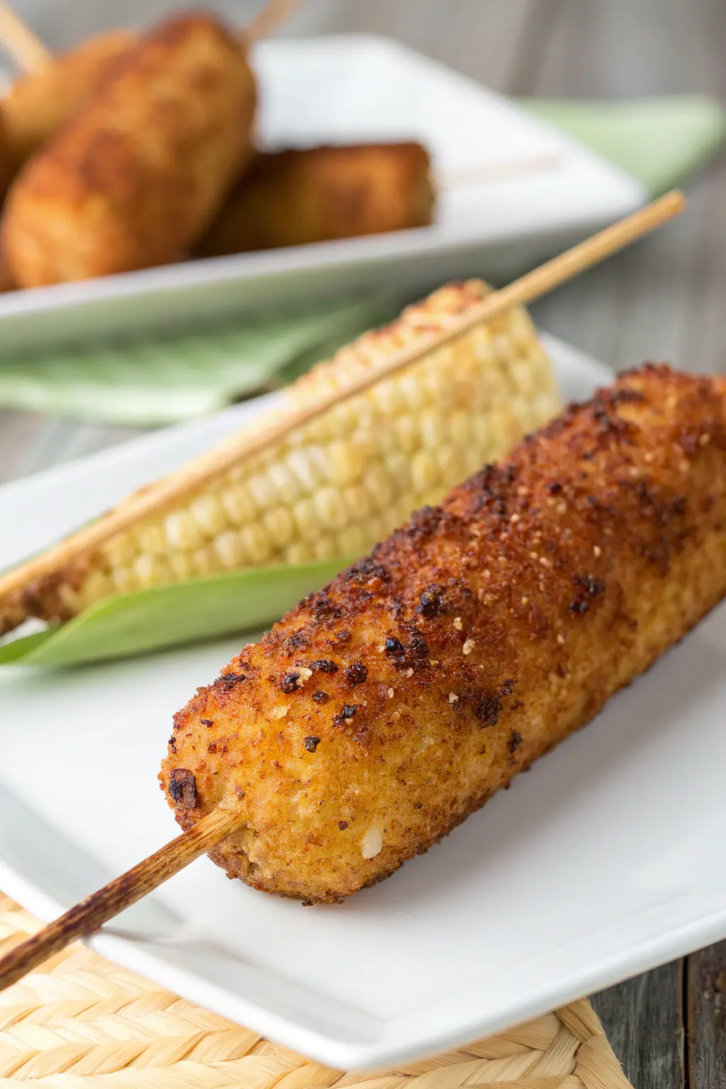 A delicious plate of Air Fryer Cattail