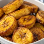 A delicious plate of Air Fryer Plantains