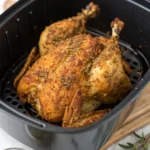 A delicious plate of Air Fryer Chicken Hemp