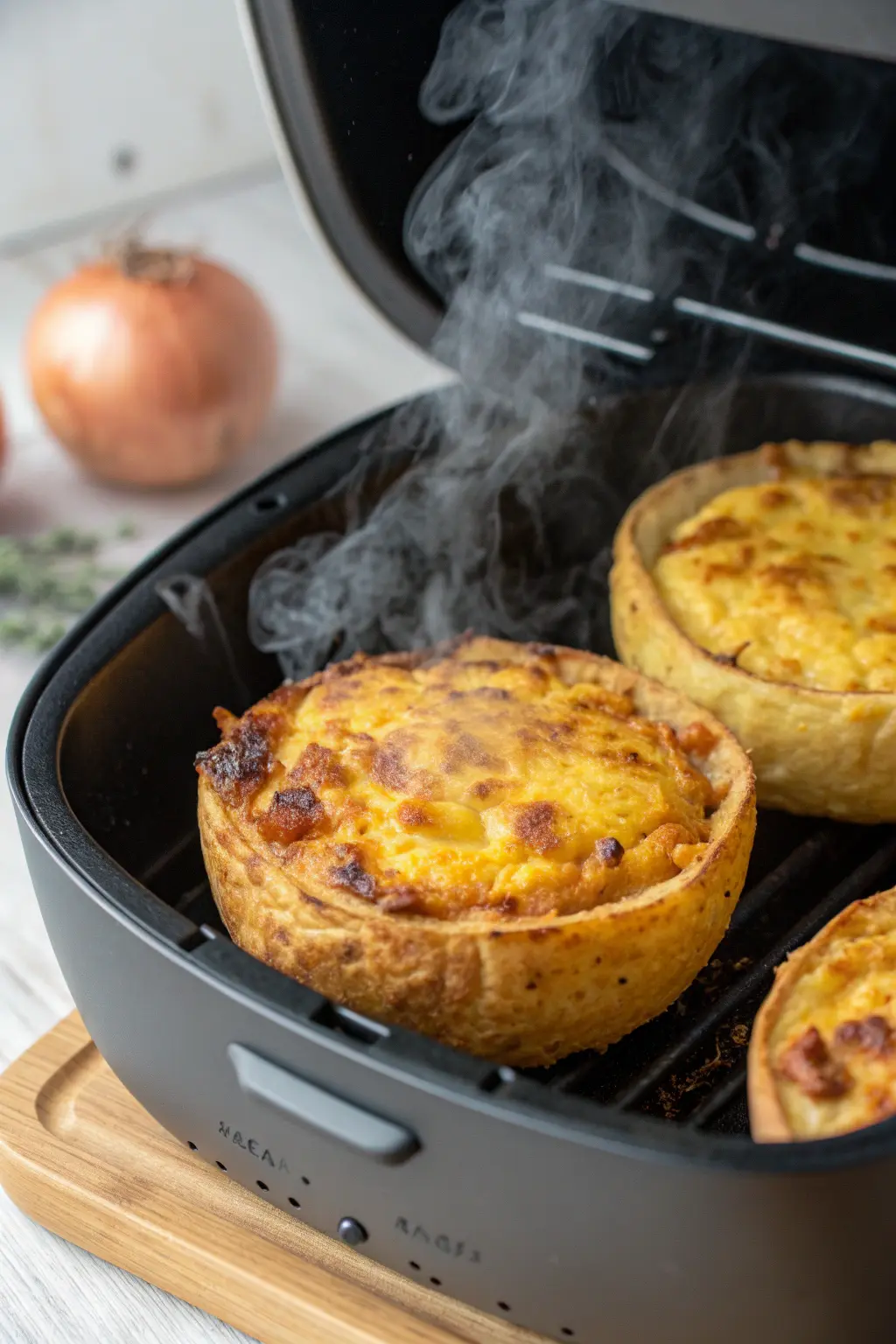 A delicious plate of Air Fryer Maca