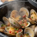 A delicious plate of Air Fryer Clams