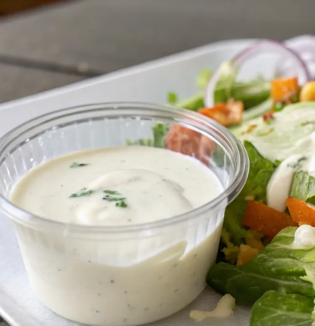 A delicious plate of Chef John's Ranch Dressing