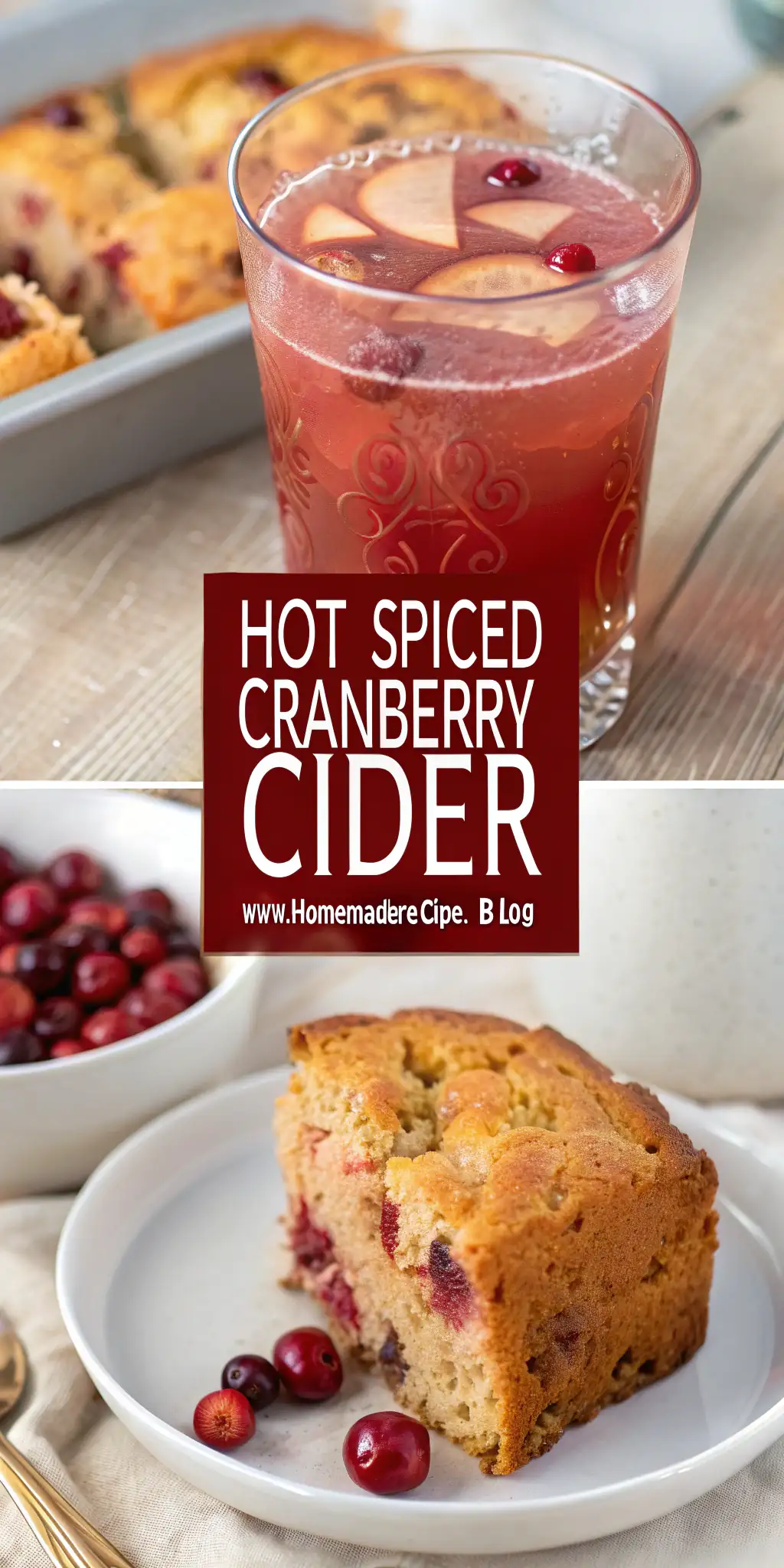 Hot Spiced Cranberry Cider