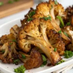 A delicious plate of Air Fryer Maitake