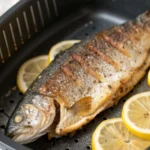 A delicious plate of Air Fryer Trout