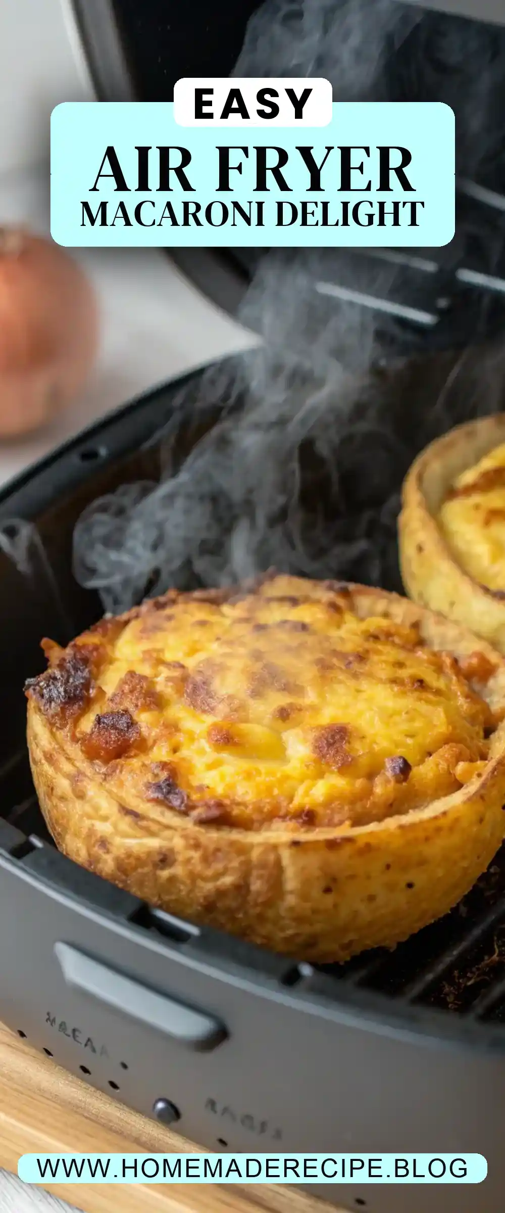 Pinterest pin 2 (Design 2) for Air Fryer Maca