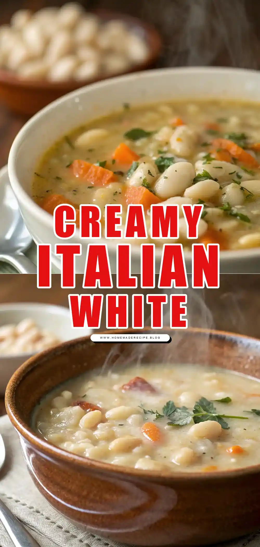 Creamy Italian White Bean Soup