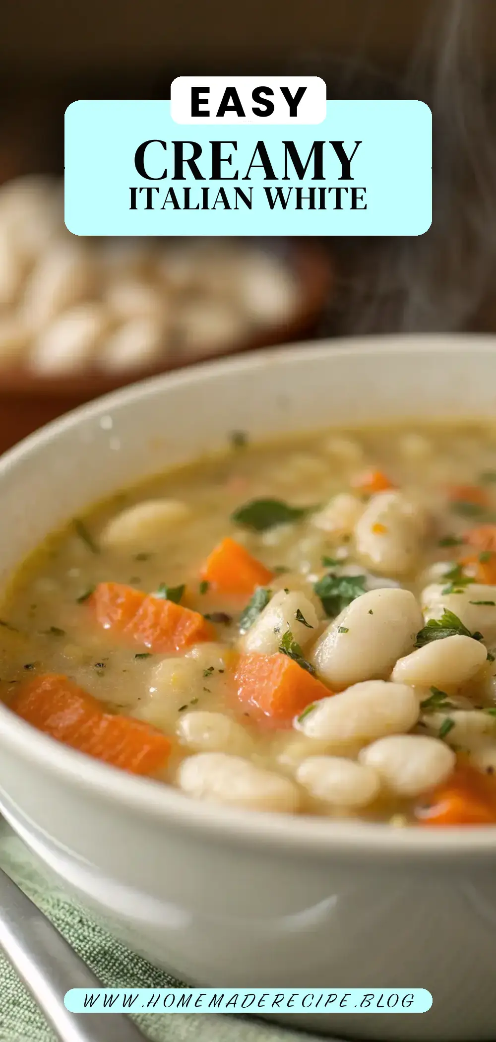 Creamy Italian White Bean Soup
