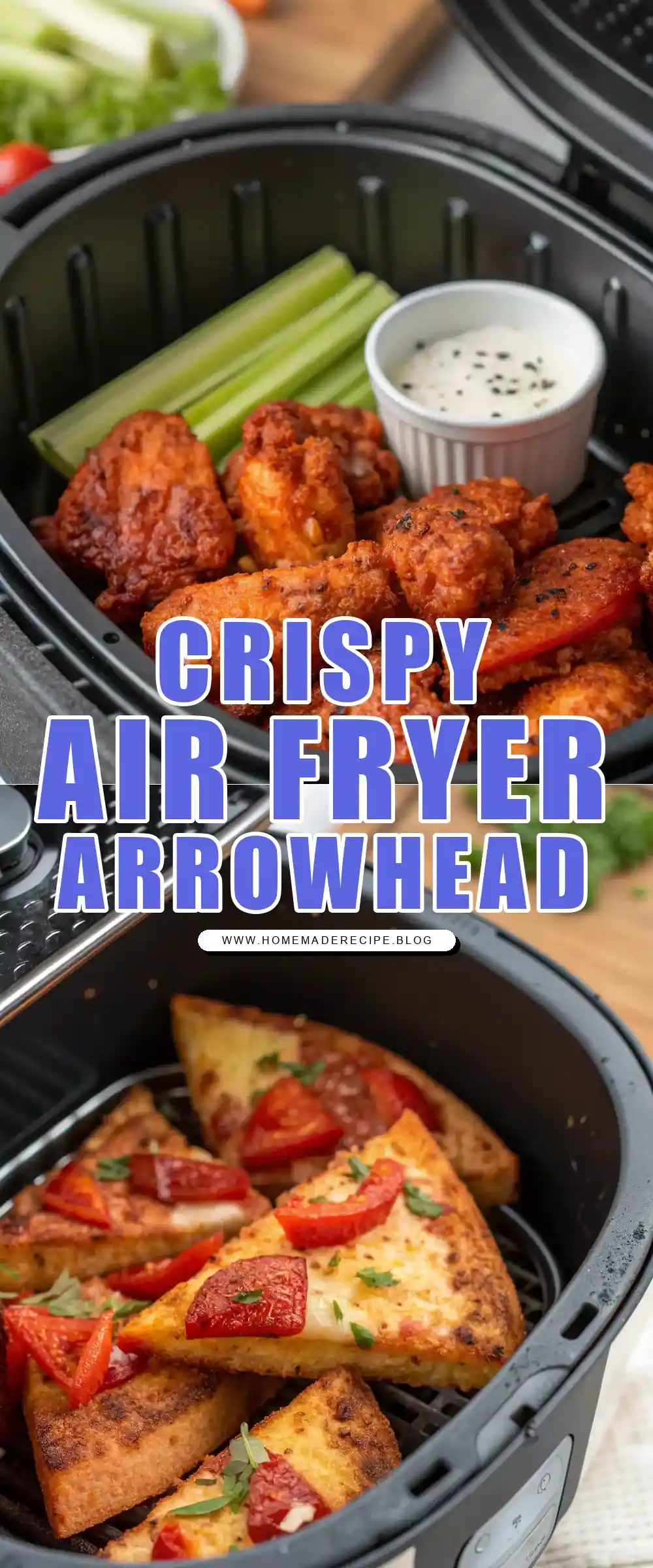 Pinterest pin 1 (Design 1) for Air Fryer Arrowhead