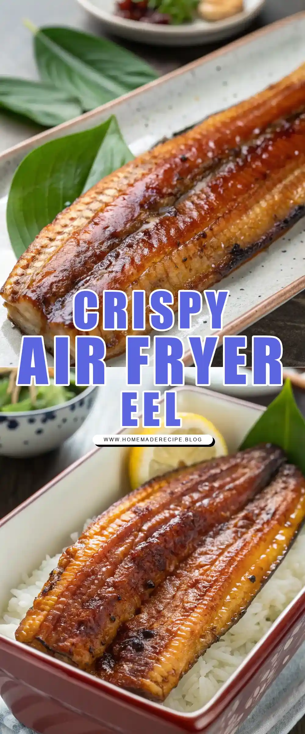 Pinterest pin 1 (Design 1) for Air Fryer Eel