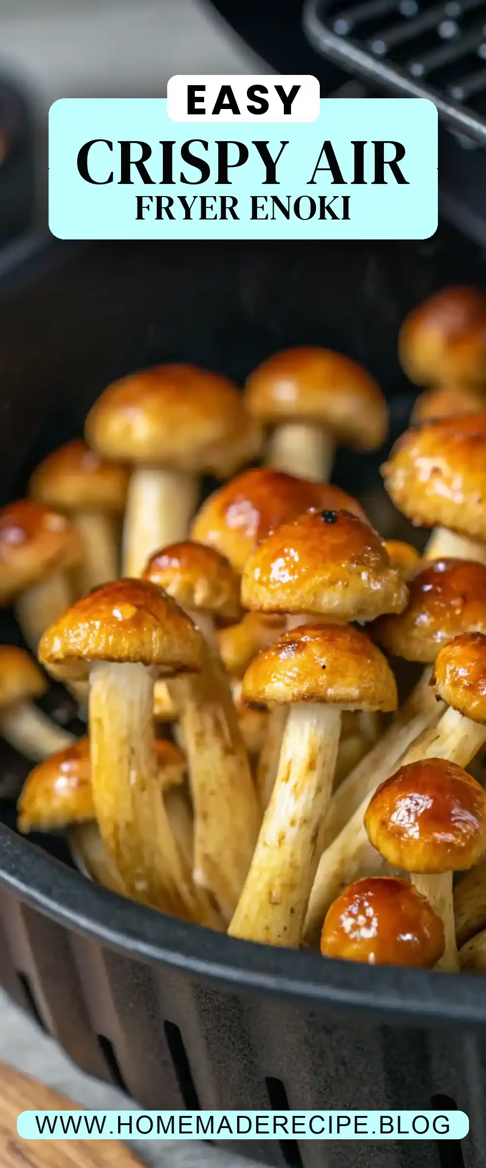 Pinterest pin 2 (Design 2) for Air Fryer Enoki