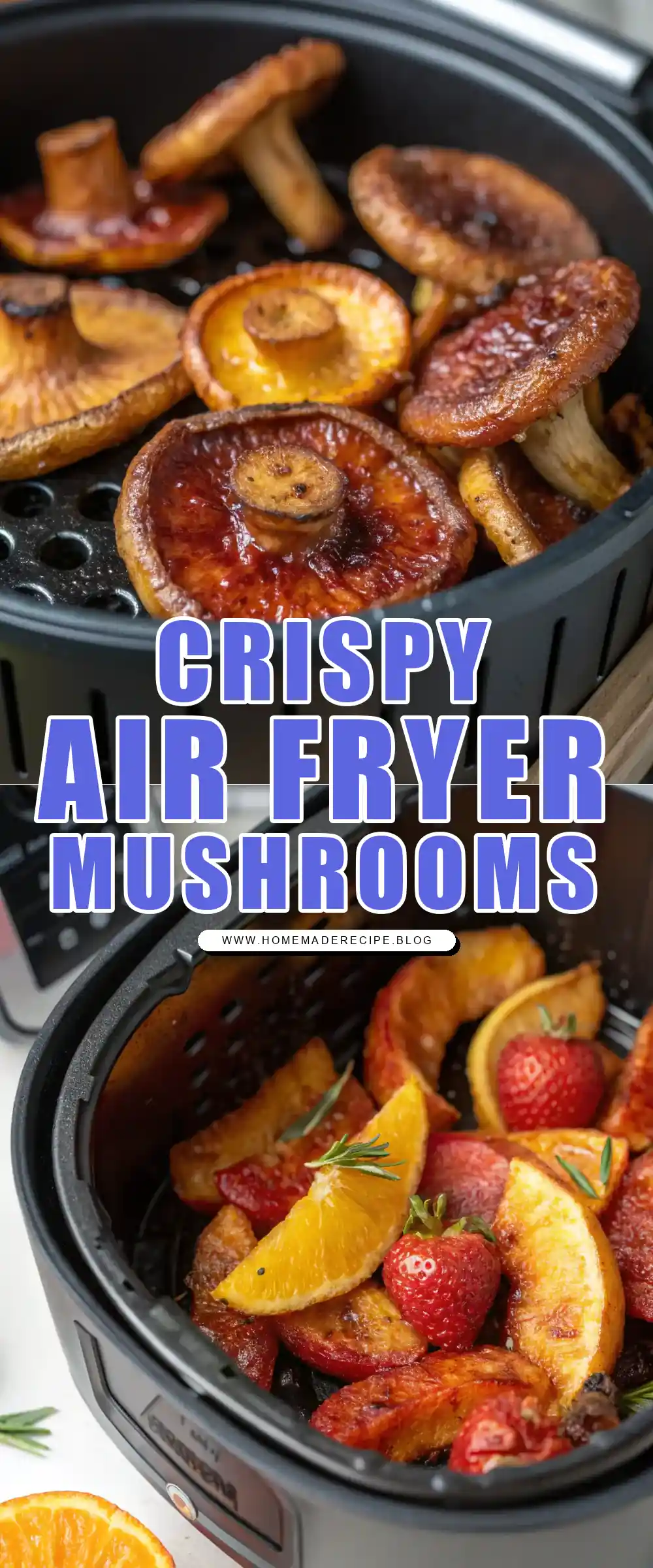 Pinterest pin 1 (Design 1) for Air Fryer Reishi
