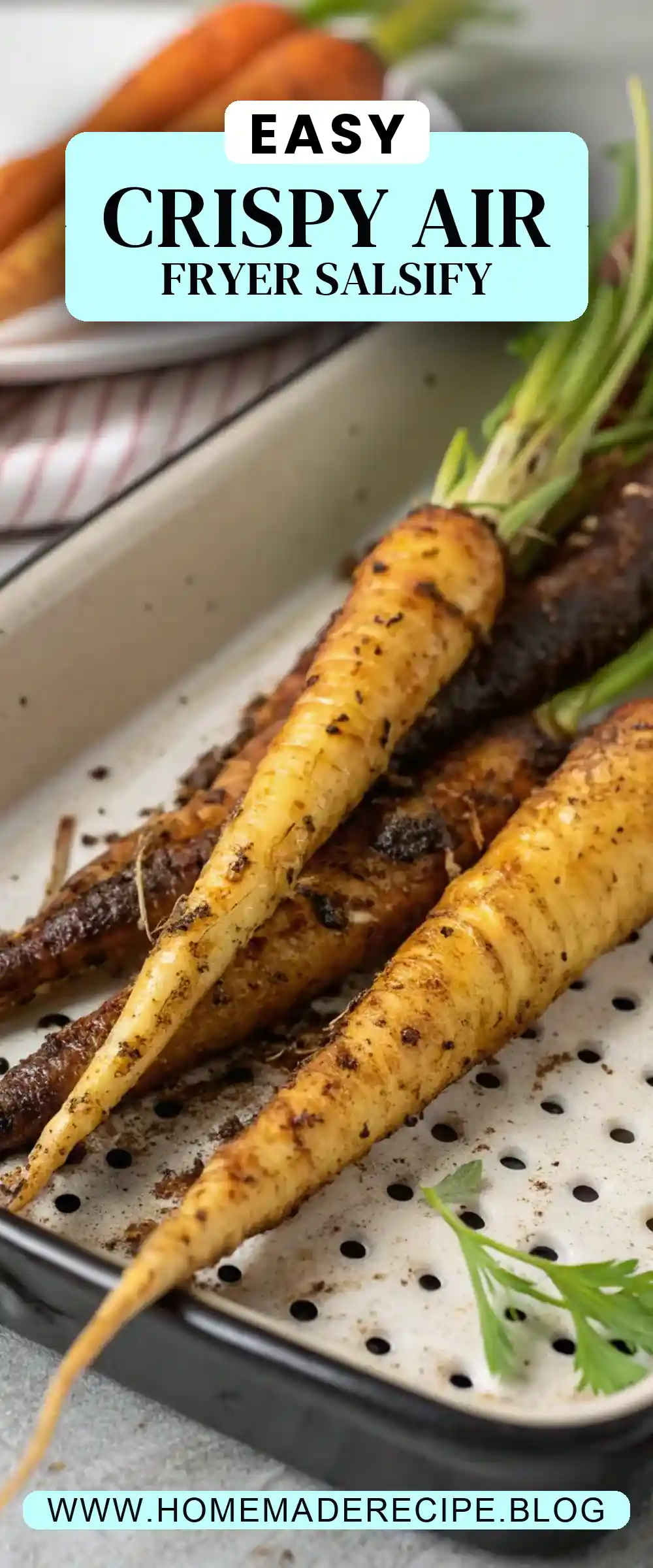 Pinterest pin 2 (Design 2) for Air Fryer Salsify