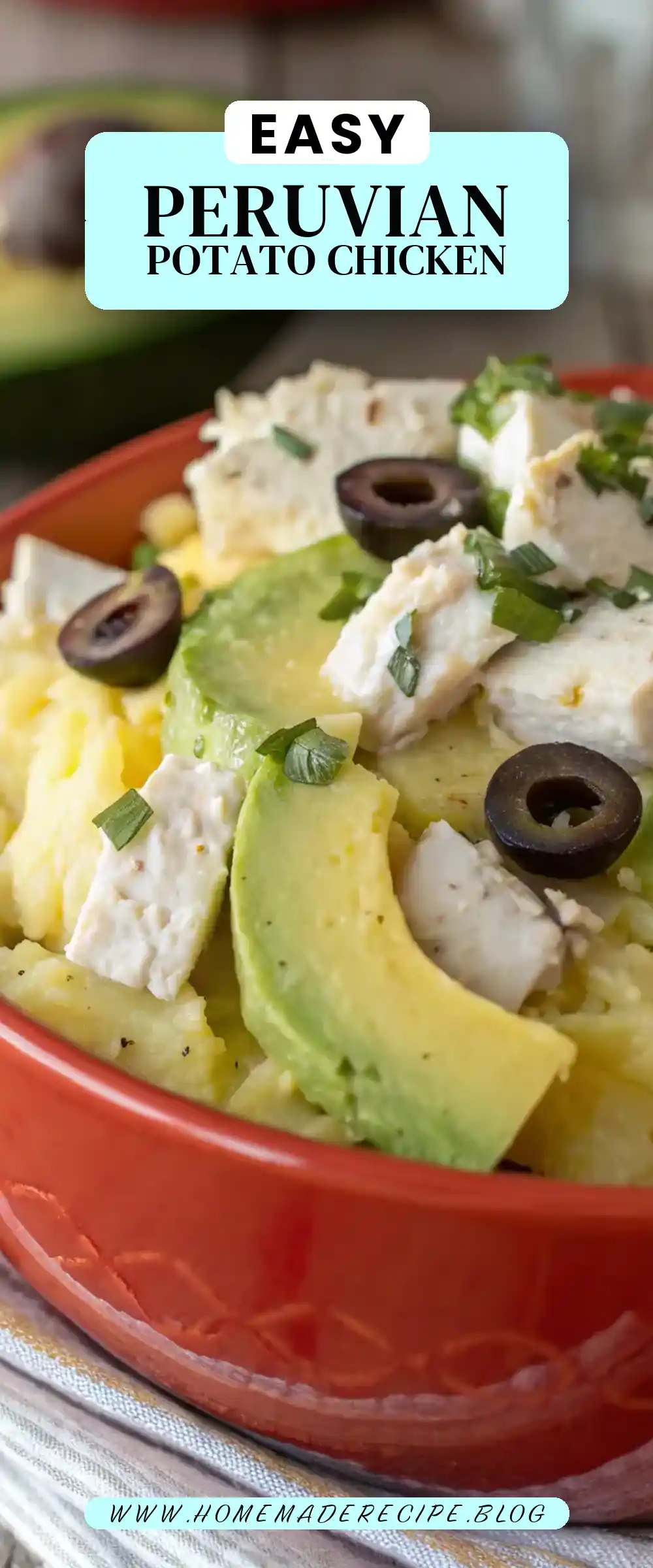 Peruvian Potato-Chicken Salad (Causa Rellena)