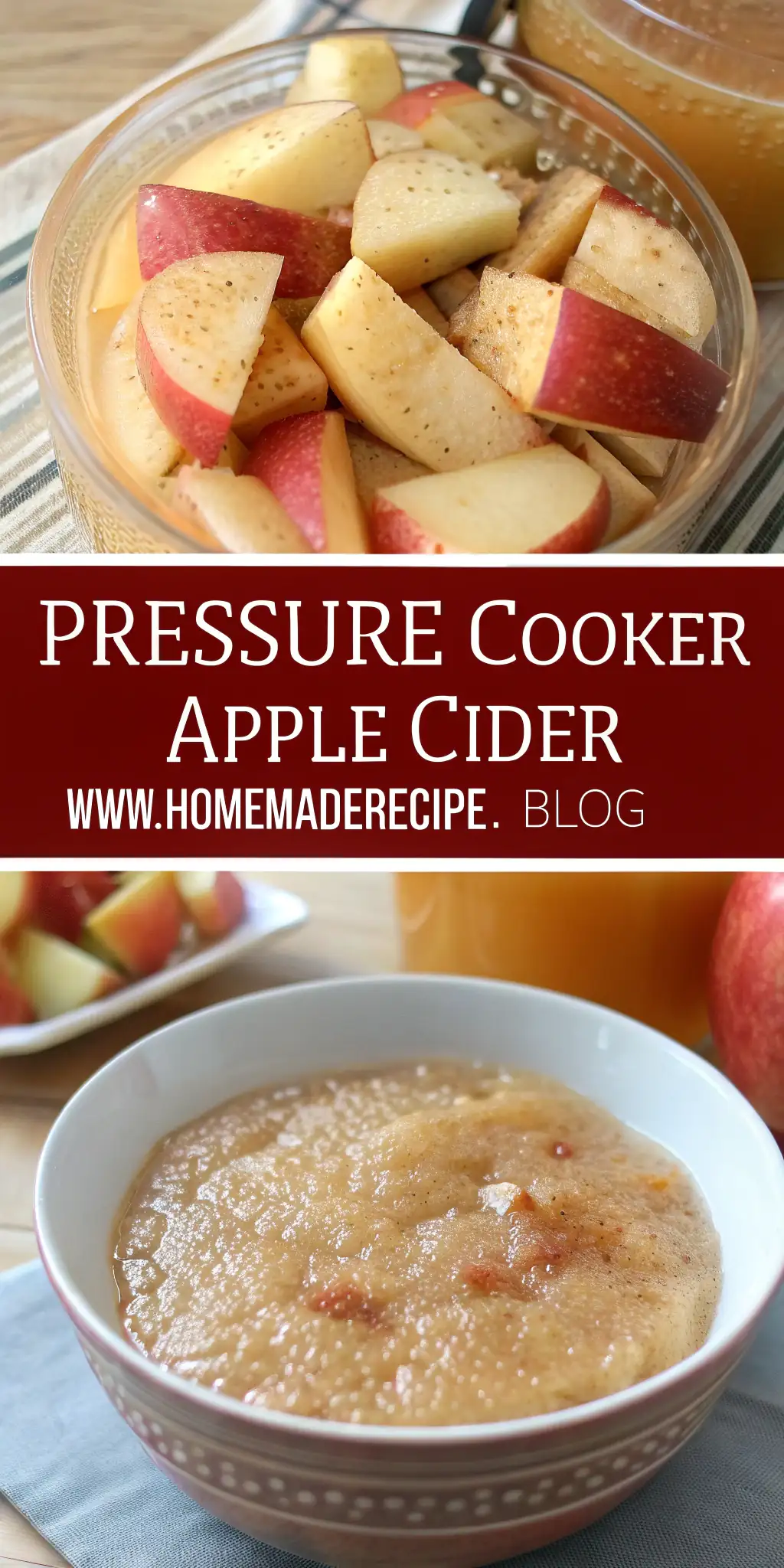 Pinterest image 2 for Pressure Cooker Apple Cider