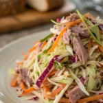 A delicious plate of Summer Meat Slaw